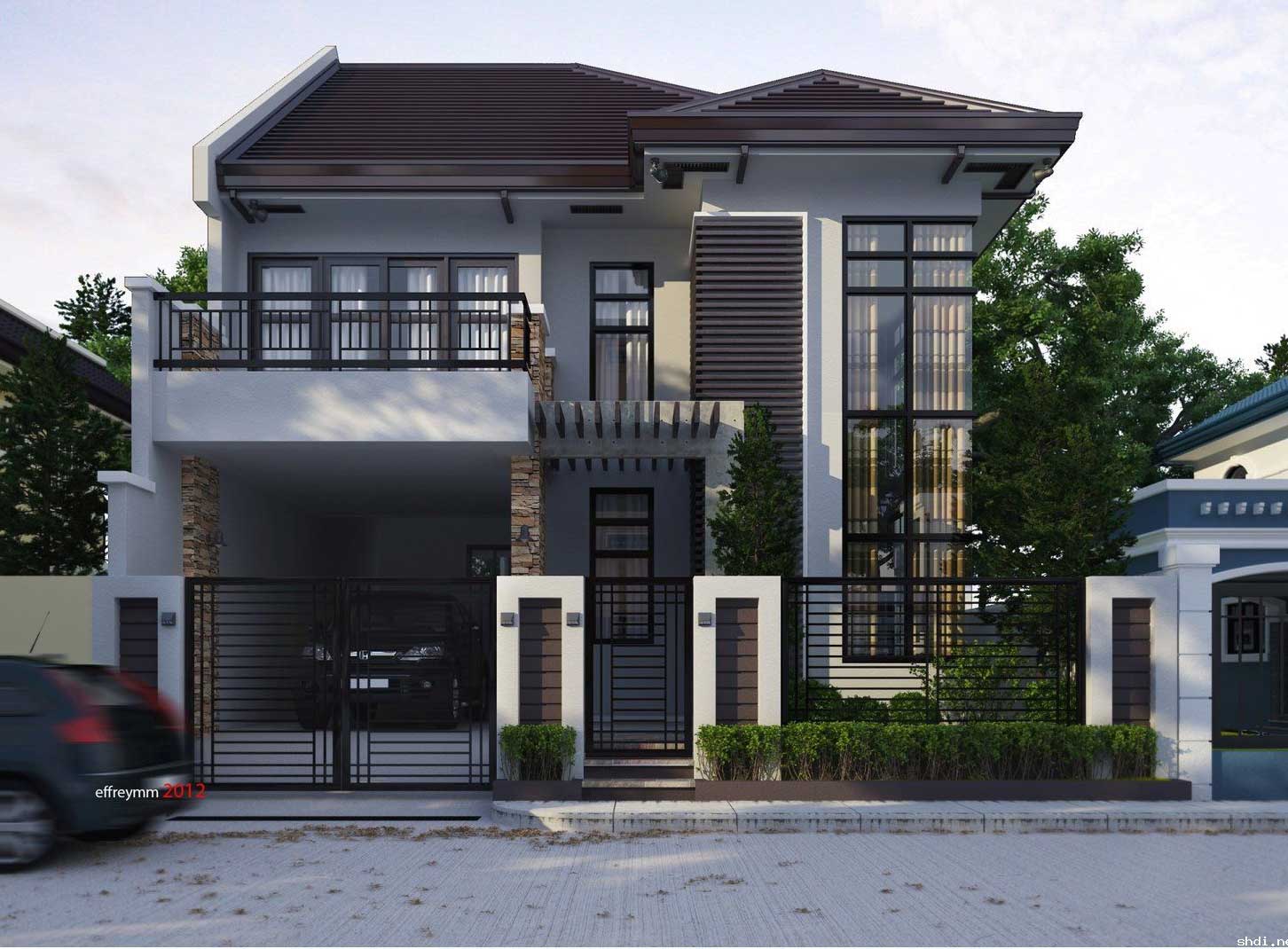   30 Desain Pagar Rumah Mewah  Orang Kaya Update 2022 