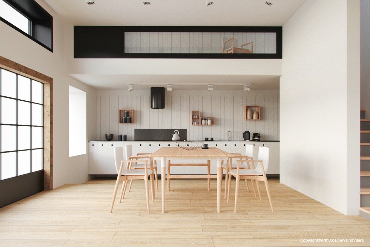 contoh desain ruang makan minimalis