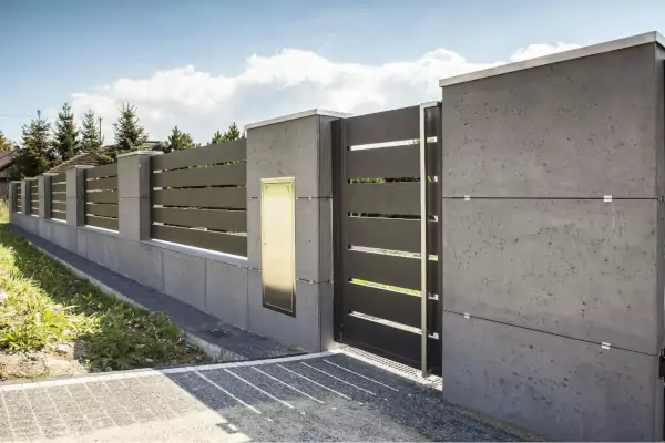 pagar beton minimalis dan indah