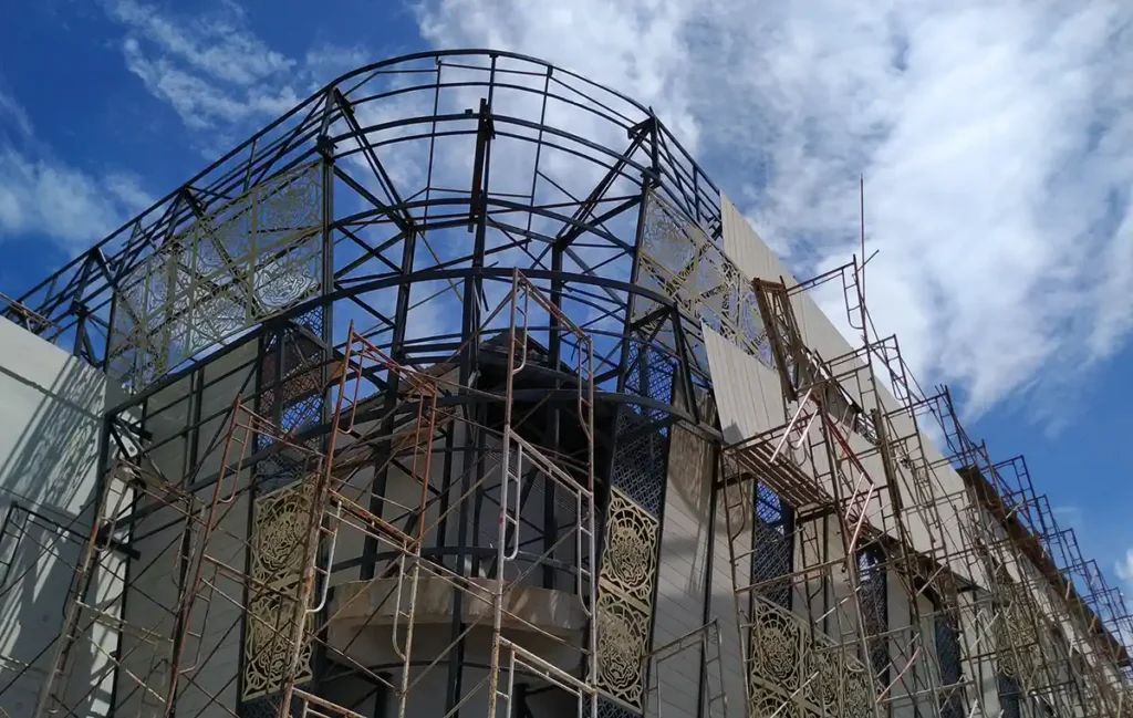 The keranjang bali mall construction photos