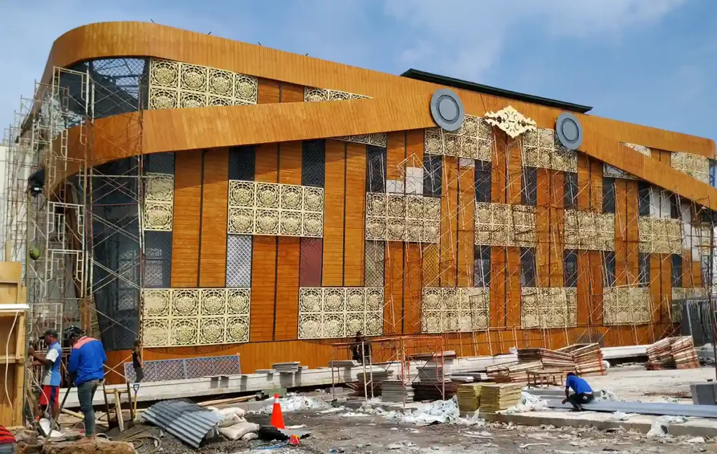 The keranjang bali mall construction photos